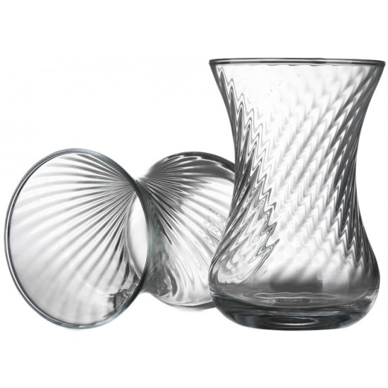 Paşabahçe 6li İnce Belli Çay Bardağı Optikli 42781 - TURKISH ONLINE MARKET UK - £3.99