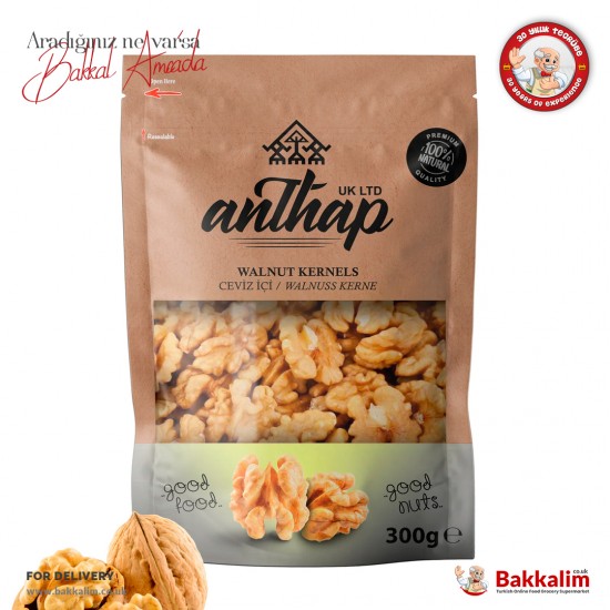 Anthap Walnut Kernels 300 G - TURKISH ONLINE MARKET UK - £5.79