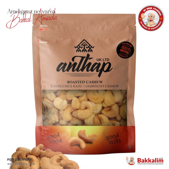 Anthap Cashew Roasted And Salted 300 G - TURKISH ONLINE MARKET UK - £6.99
