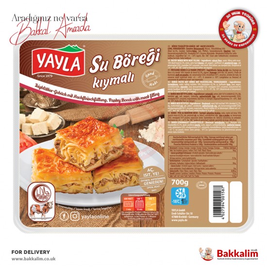 Yayla Kıymalı Su Böreği 700 Gr