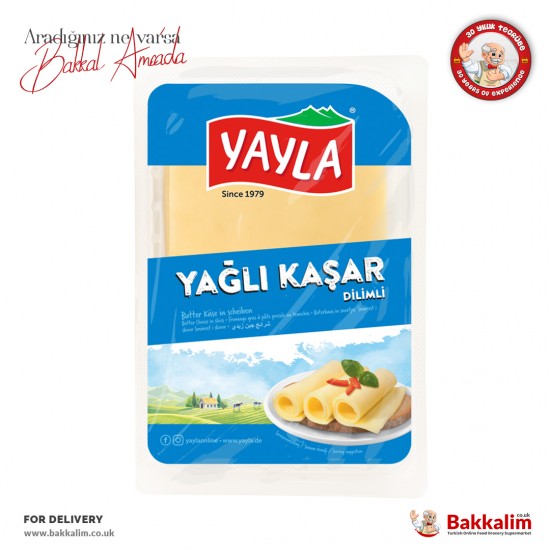 Yayla Butter Cheese Sliced Kashkaval 250 G - TURKISH ONLINE MARKET UK - £4.99