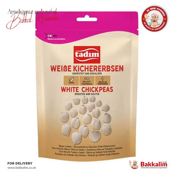Tadim White Chickpeas Roasted And Salted 150 G - TURKISH ONLINE MARKET UK - £2.19