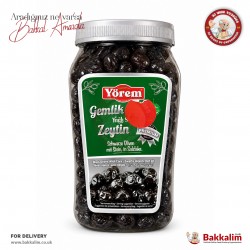 Yörem Gemlik Yağlı Sele Siyah Zeytin 1200 G