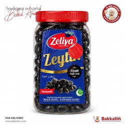 Zeliva Gemlik Oily Brined Black Olives 1200 G