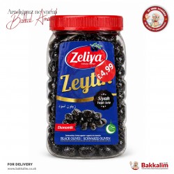 Zeliva Gemlik Oily Brined Black Olives 1200 G