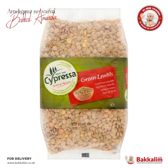 Cypressa Green Lentils 1000 G - TURKISH ONLINE MARKET UK - £2.99