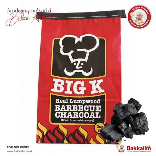 Big K Barbecue Charcoal 5000 G - TURKISH ONLINE MARKET UK - £9.49