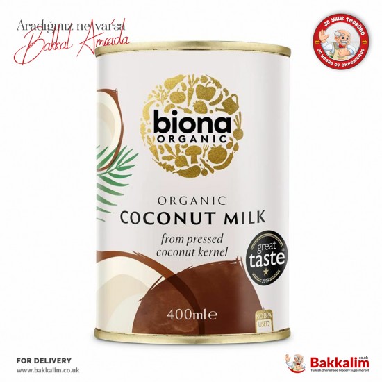 Biona Organic Coconut Milk 400 Ml - TURKISH ONLINE MARKET UK - £1.99