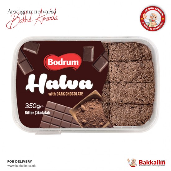 Bodrum 350 G Halva With Dark Chocolate - TURKISH ONLINE MARKET UK - £4.99