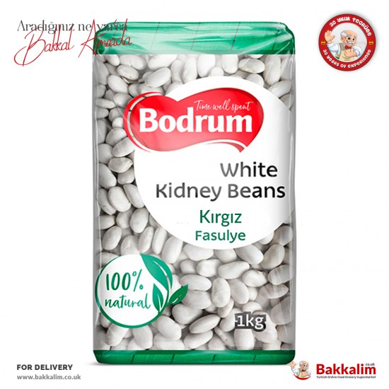 Bodrum White Kidney Beans 1000 G - TURKISH ONLINE MARKET UK - £5.19