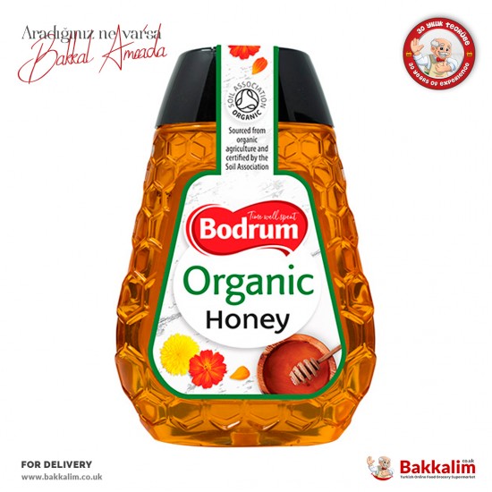 Bodrum Organic Honey Squeeze 250 G - TURKISH ONLINE MARKET UK - £4.39