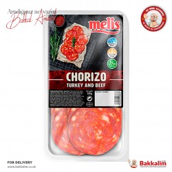 Melis Chorizo Turkey And Beef Sliced Sausage Halal 100 G