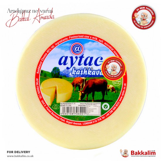 Aytac 350 G Kashkaval Cheese - TURKISH ONLINE MARKET UK - £5.59