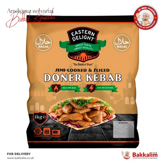 Eastern Delight Doner Kebab Semi-Cooked & Sliced 1000 G