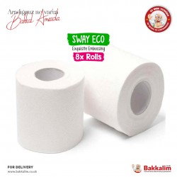 Sway Eco Ultra Soft Virgin Wood Pulp Toilet Paper 8 Rolls