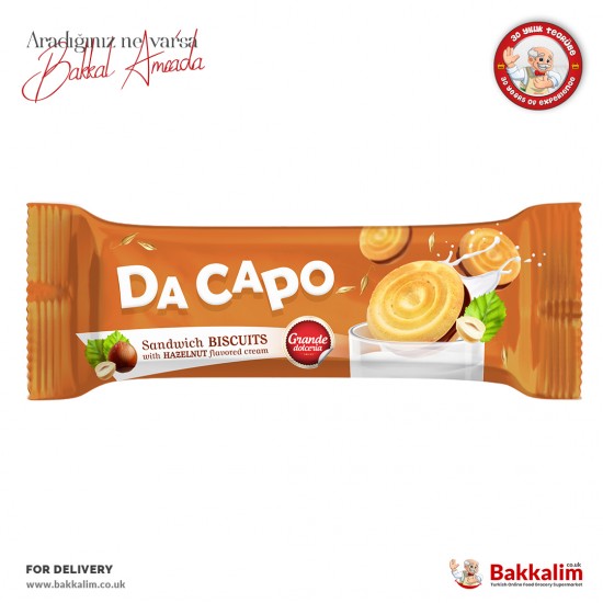 Grande Dolceria Da Capo Fındıklı Sandviç Bisküvi 45 Gr