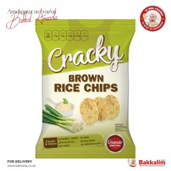 Grande Dolceria Cracky Brown Rice Chips With Cream And Onion 60 G