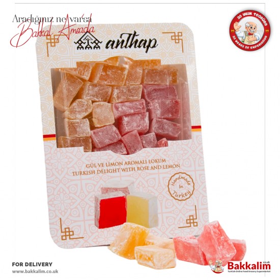 Anthap Turkish Delight With Rose And Lemon 300 G