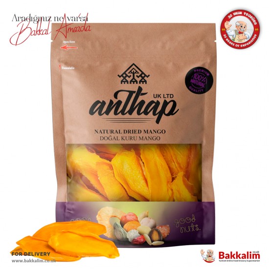 Anthap Dried Mango Natural 100 G - TURKISH ONLINE MARKET UK - £3.29