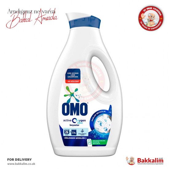 Omo Active Oksijen Extra Güçlü Beyazlar Için Sıvı Çamaşır Deterjanı 1690 Ml