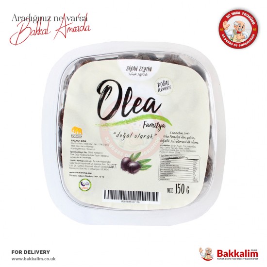 Olea Black Olives 150 G