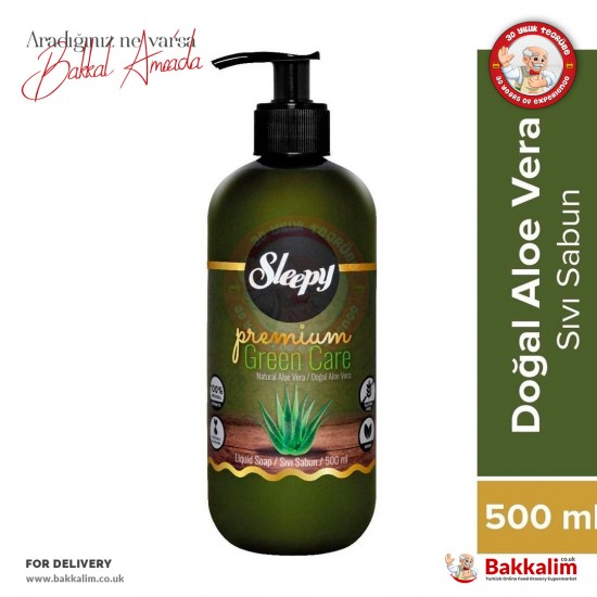 Sleepy Premium Natural Green Care Sage Avocado Aloe Vera Liquid Soap 500 Ml