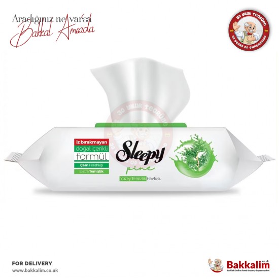 Sleepy Çam Ferahlığı Katkılı Yüzey Temizlik Havlusu 100 Adet
