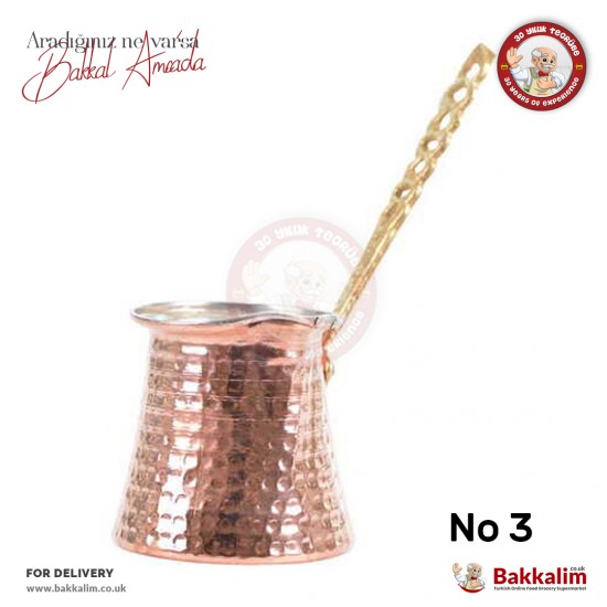 Turkish Copper Coffee Pot No 3 Turkish Copper Coffee Pot No 3