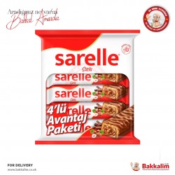 Sarelle Milk Chocolate Covered Hazelnut Wafer 4 Pcs 33 G