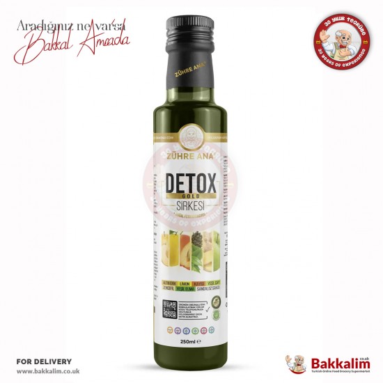 Zühre Ana Gold Detox Sirkesi Doğal 250 Ml