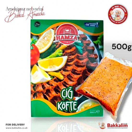 Hamza Vegan Bulgur Snack Turkish Food Cigkofte 500 G