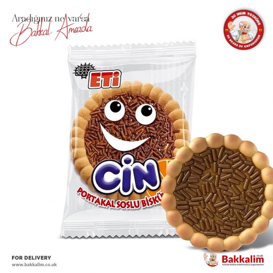 Eti Cin Orange Sauce Jelly Biscuit 25 G