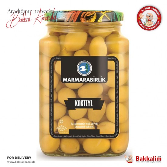 Marmarabirlik 3XL Cocktail Green Olives Net 950 G - TURKISH ONLINE MARKET UK - £5.99