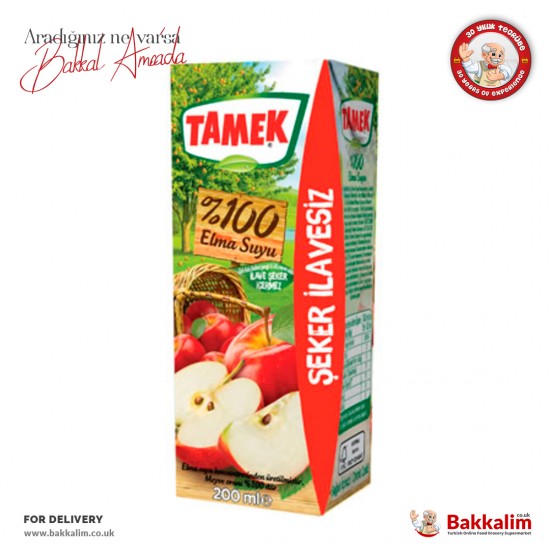 Tamek Apple Juice 200 Ml - TURKISH ONLINE MARKET UK - £0.49