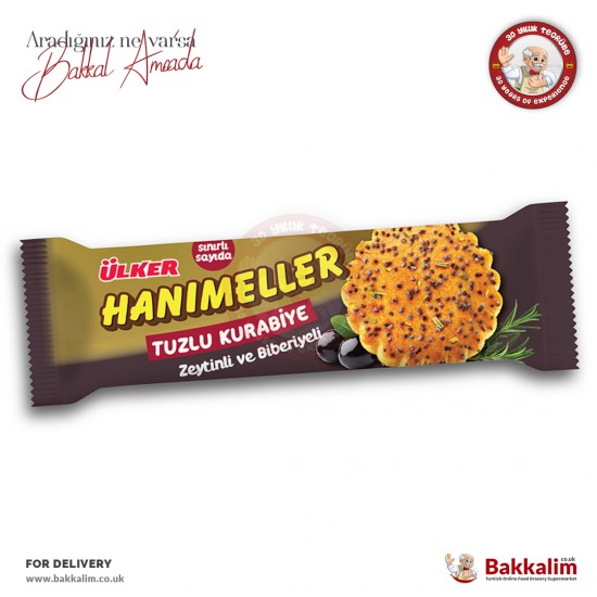 Ülker Hanımeller Zeytinli Ve Biberiyeli Tuzlu Kurabiye 81 Gr