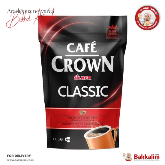 Ulker Cafe Crown Classic Coffee 100 G - TURKISH ONLINE MARKET UK - £1.99