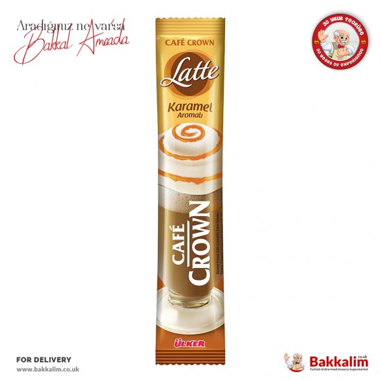 Cafe Crown Latte With Caramel 17 G - TURKISH ONLINE MARKET UK - £0.39