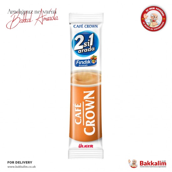 Cafe Crown Fındık Aromalı 2 Si 1 Arada Kahve 11 Gr - TURKISH ONLINE MARKET UK - £0.39