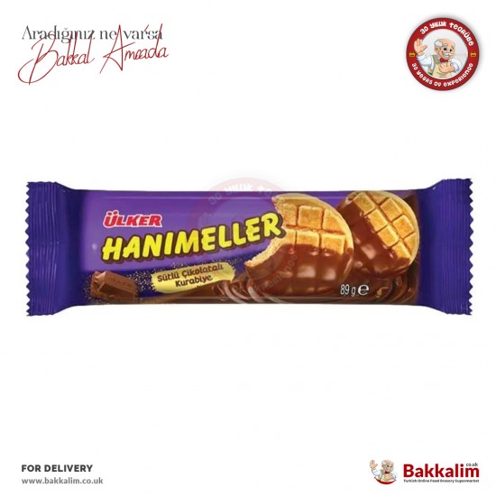 Ulker Hanimeller Milky Chocolate With Cookie 89 G