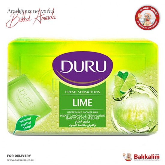 Duru Lime Refreshing Shower Bar 600 G Natural Soap - TURKISH ONLINE MARKET UK - £4.99