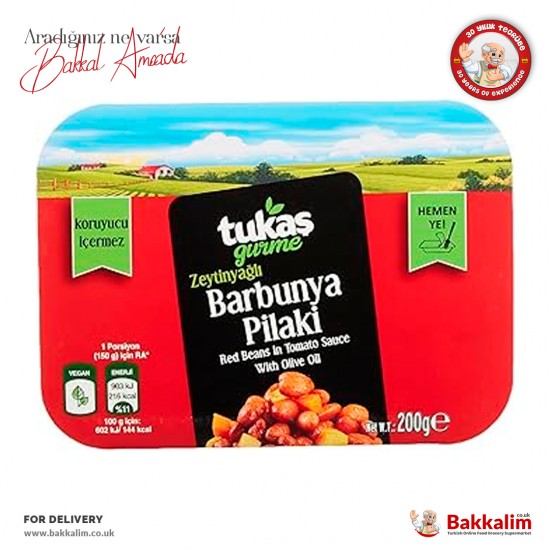 Tukas Gurme Red Beans In Tomato Sauce With Olive Oil 200 G