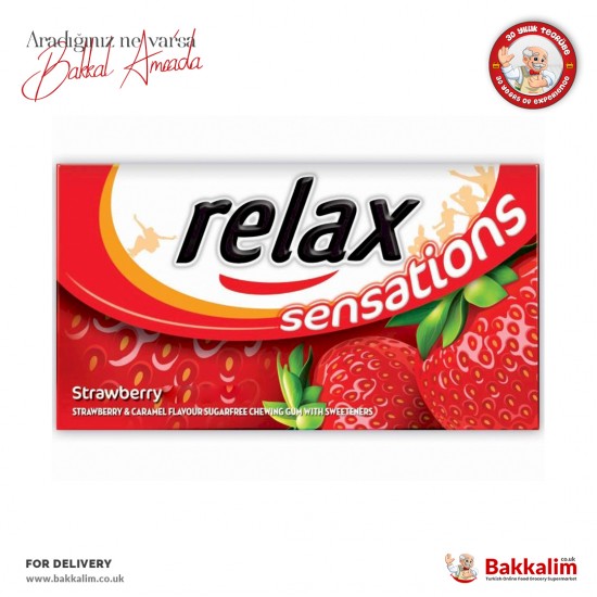 Relax Sensations Çilek Aromalı Sakız 27 Gr - TURKISH ONLINE MARKET UK - £1.19