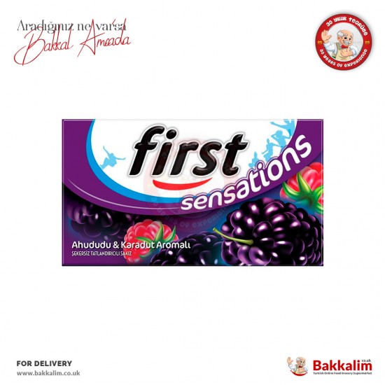 First Sensations Fresh Raspberry And Blackberry Flavored Gum 27 G