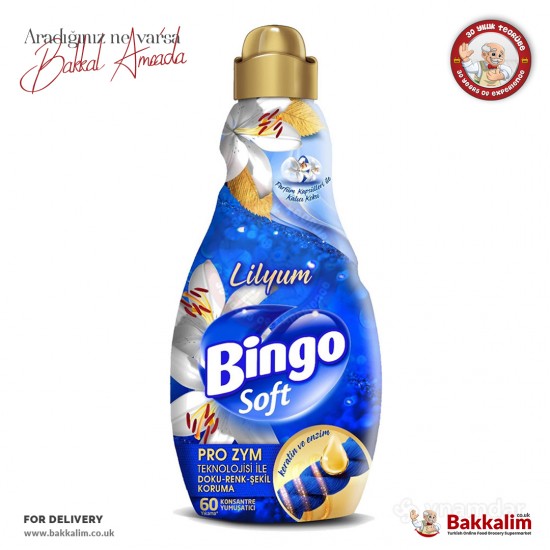 Bingo Soft Lily Concentrated Fabric Softener 1440 Ml