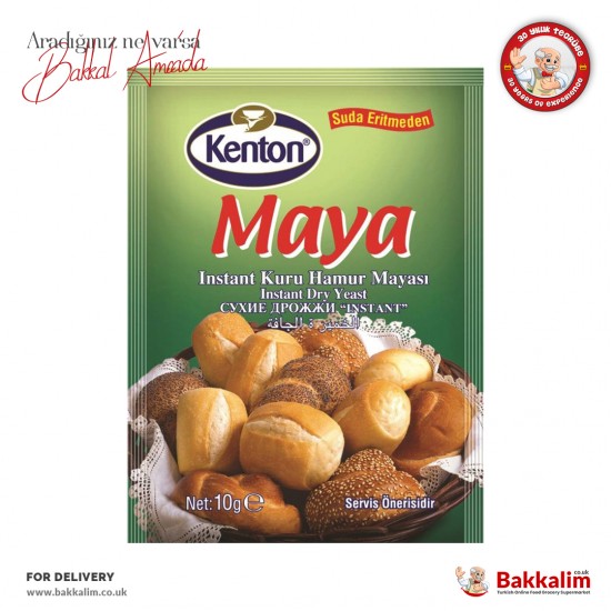 Kenton Instant Kuru Hamur Mayası 10 Gr 3lü Paket - TURKISH ONLINE MARKET UK - £1.19