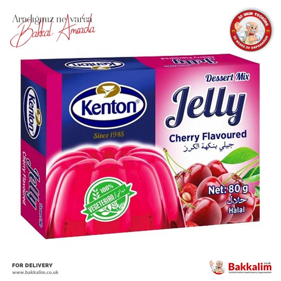 Kenton Cherry Flavoured Jelly Vegeterian 80 G