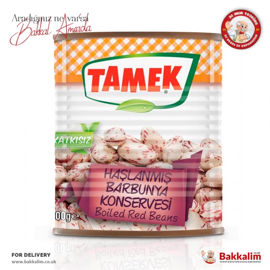 Tamek Boiled Red Beans 800 G - TURKISH ONLINE MARKET UK - £2.39