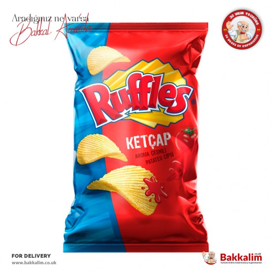 Ruffles Ketçap Aromalı Patates Cipsi 130 Gr