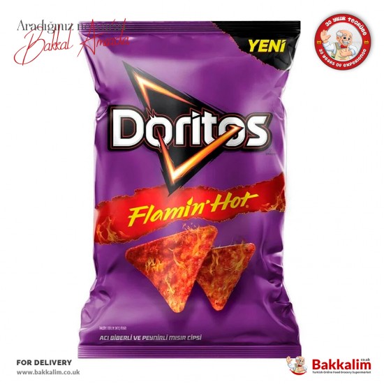 Doritos Flamin Hot Acı Biberli Ve Peynirli Cips 102 Gr