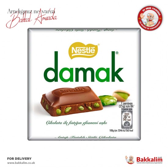 Nestle Damak Antep Pistachio With Milky Chocolate 60 G